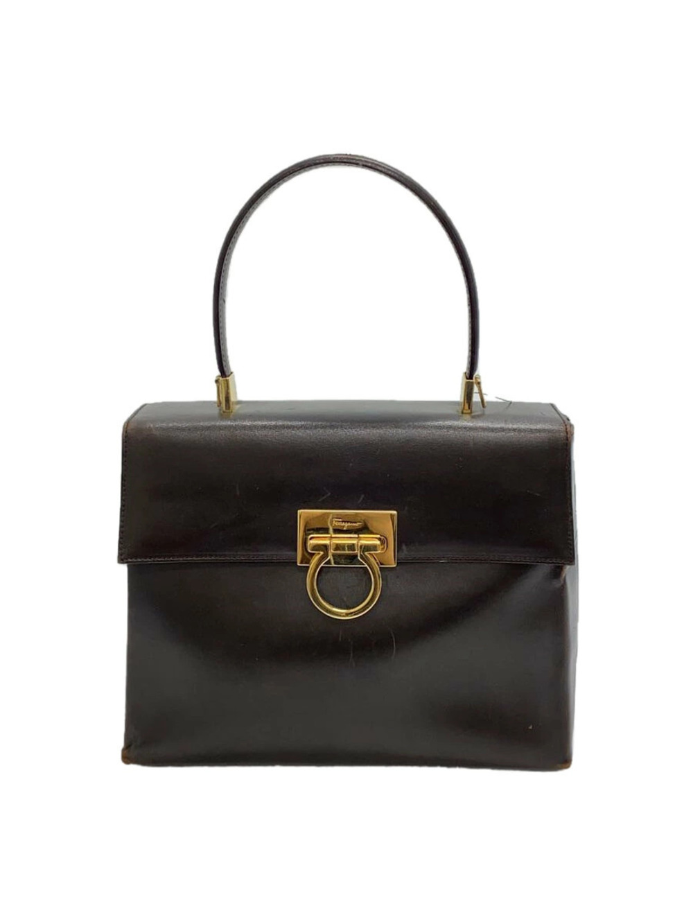 Salvatore Ferragamo Handbag Leather Brown